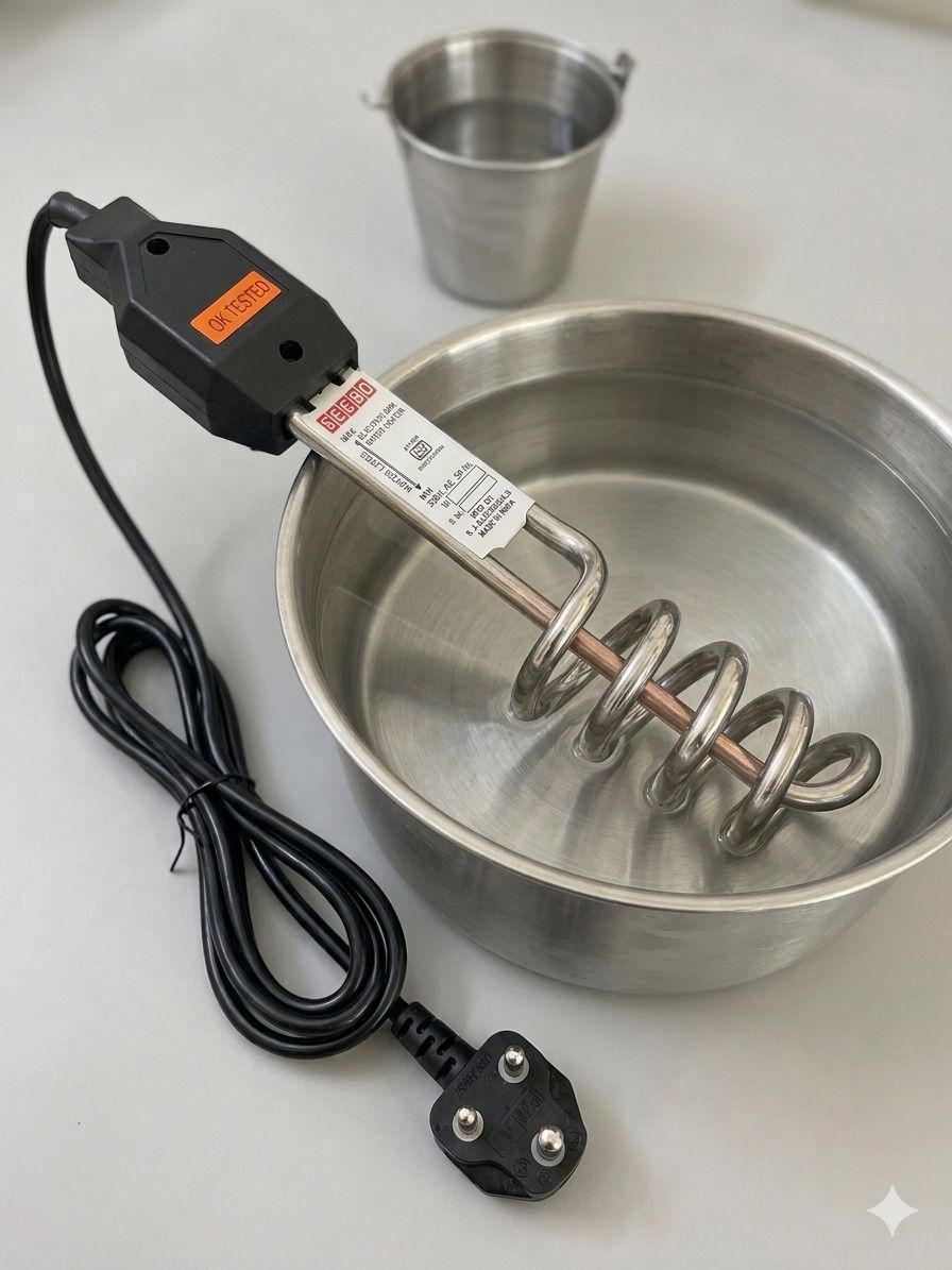 BLACK FAST HEATING COPPER 2000 W Shock Proof Immersion Heater Rod-image-33