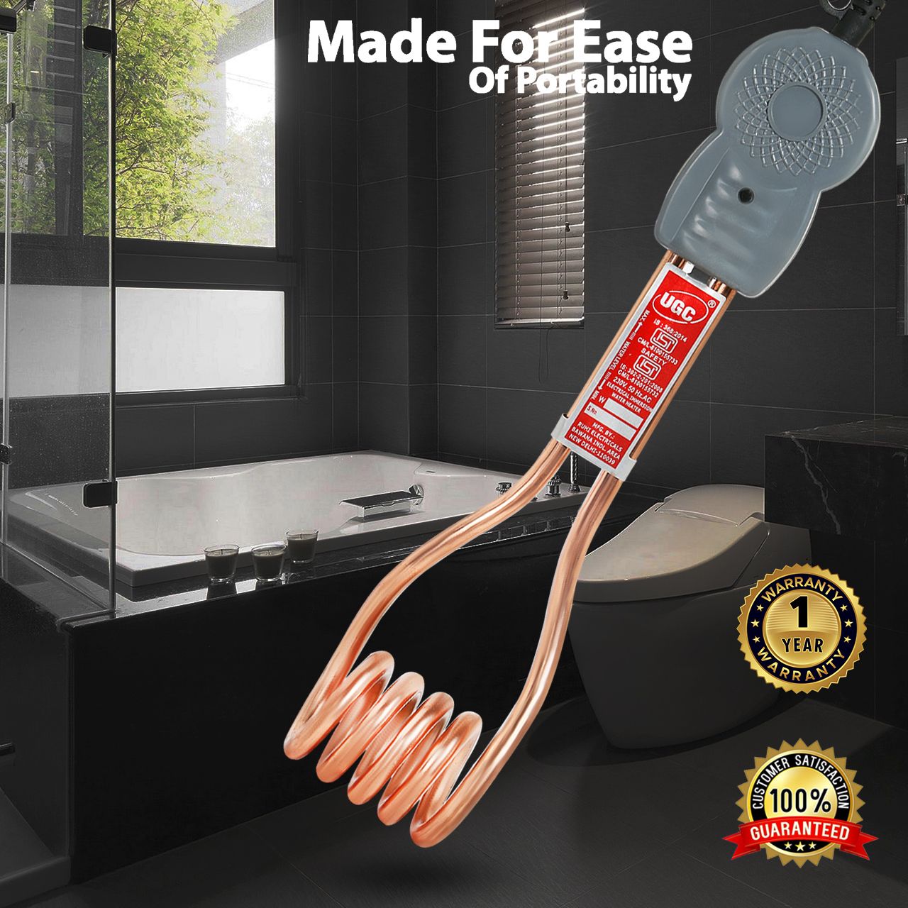 Best Copper Heater Rod Shockproof ISI Approved 2000 W Shock Proof Immersion Heater Rod-image-28
