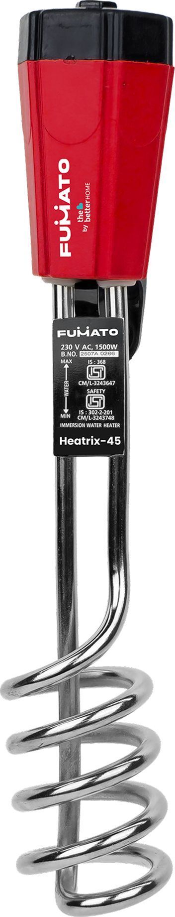 fumato Copper Heating Pipe with Nickel Plating 1500 W Shock Proof Immersion Heater Rod-picture-14