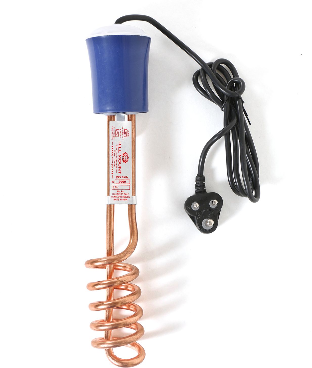Clasic 100 % Copper ISI Certified Shok-proof & water-proof RBC -Copper 2000 W Shock Proof Immersion Heater Rod-image-19