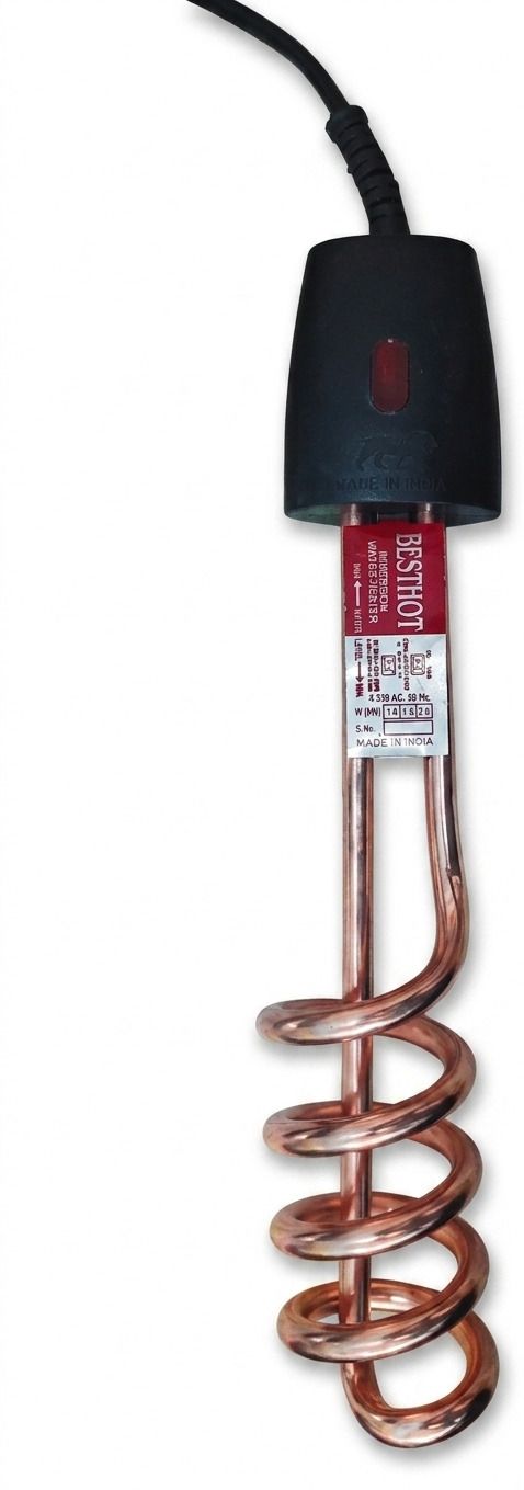 Immersion Rod Water Heater 1500 Watt Copper Bucket Guard | Power Indicator 1500 W Immersion Heater Rod-image-23