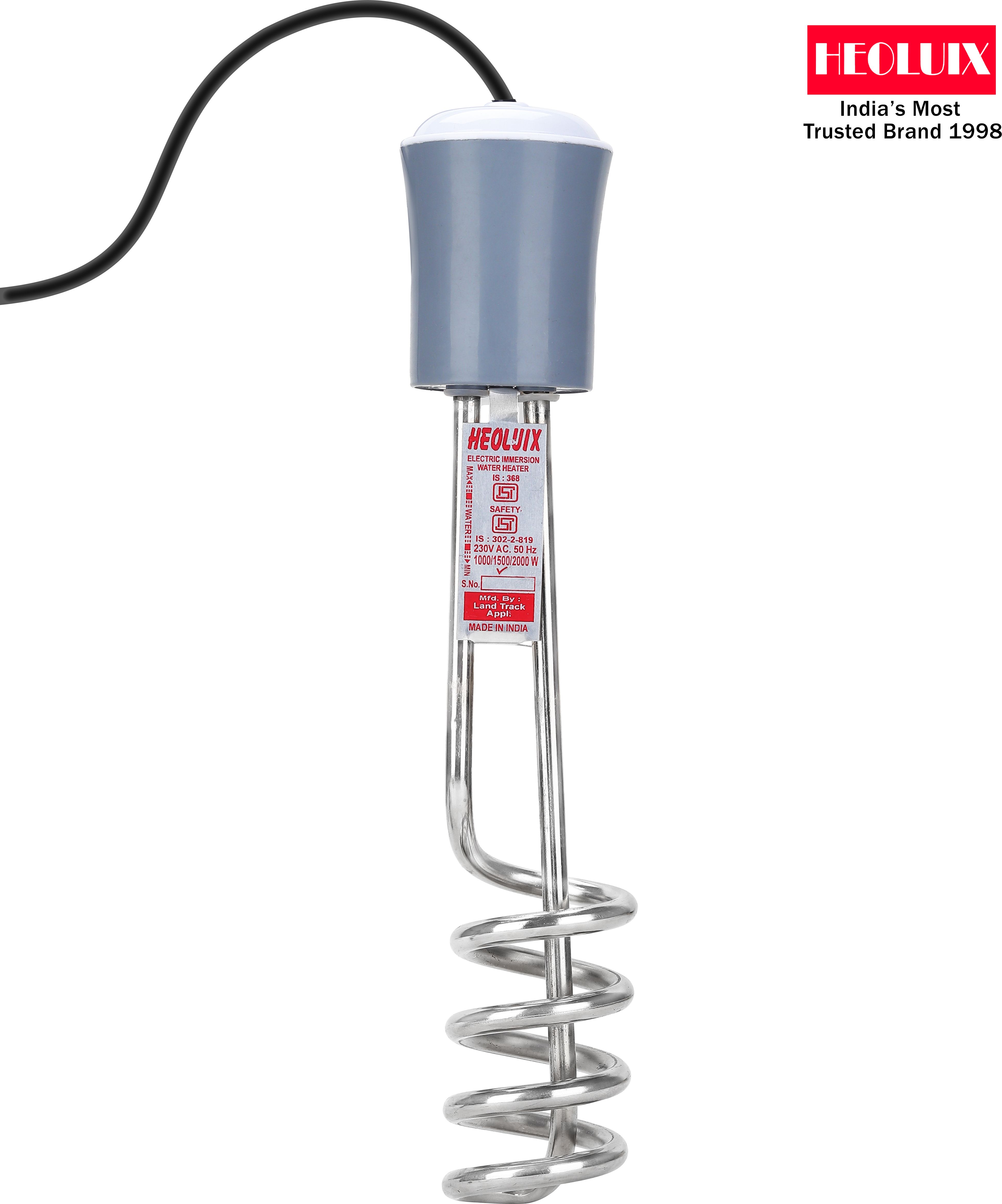 premium Water Proof & shock proof 2000W Water Heater Immersion Rod. 2000 W Shock Proof Immersion Heater Rod