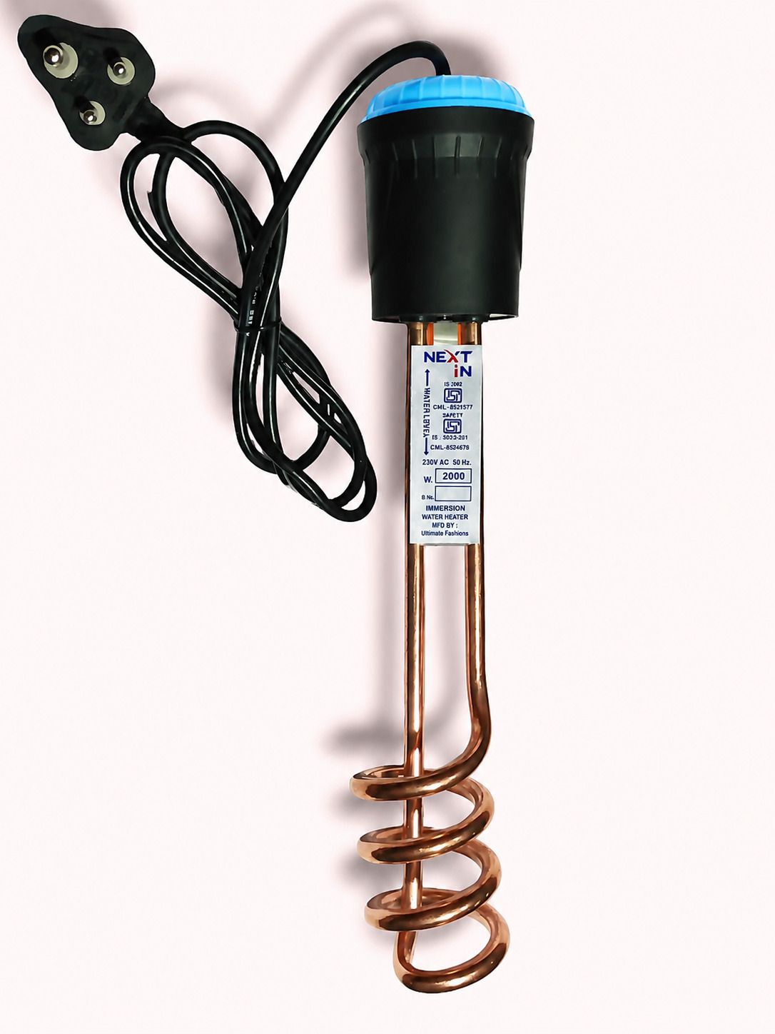 SmartChoice Skyblue Water Heater 2000 W Shock Proof Immersion Heater Rod-image-34