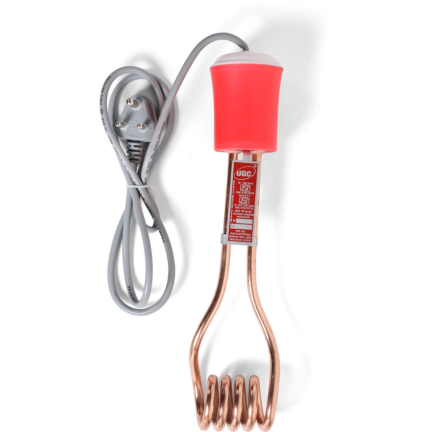 Shockproof Copper Heater Rod – 1 Yr Warranty & ISI Mark 2000 W Shock Proof Immersion Heater Rod-image-20