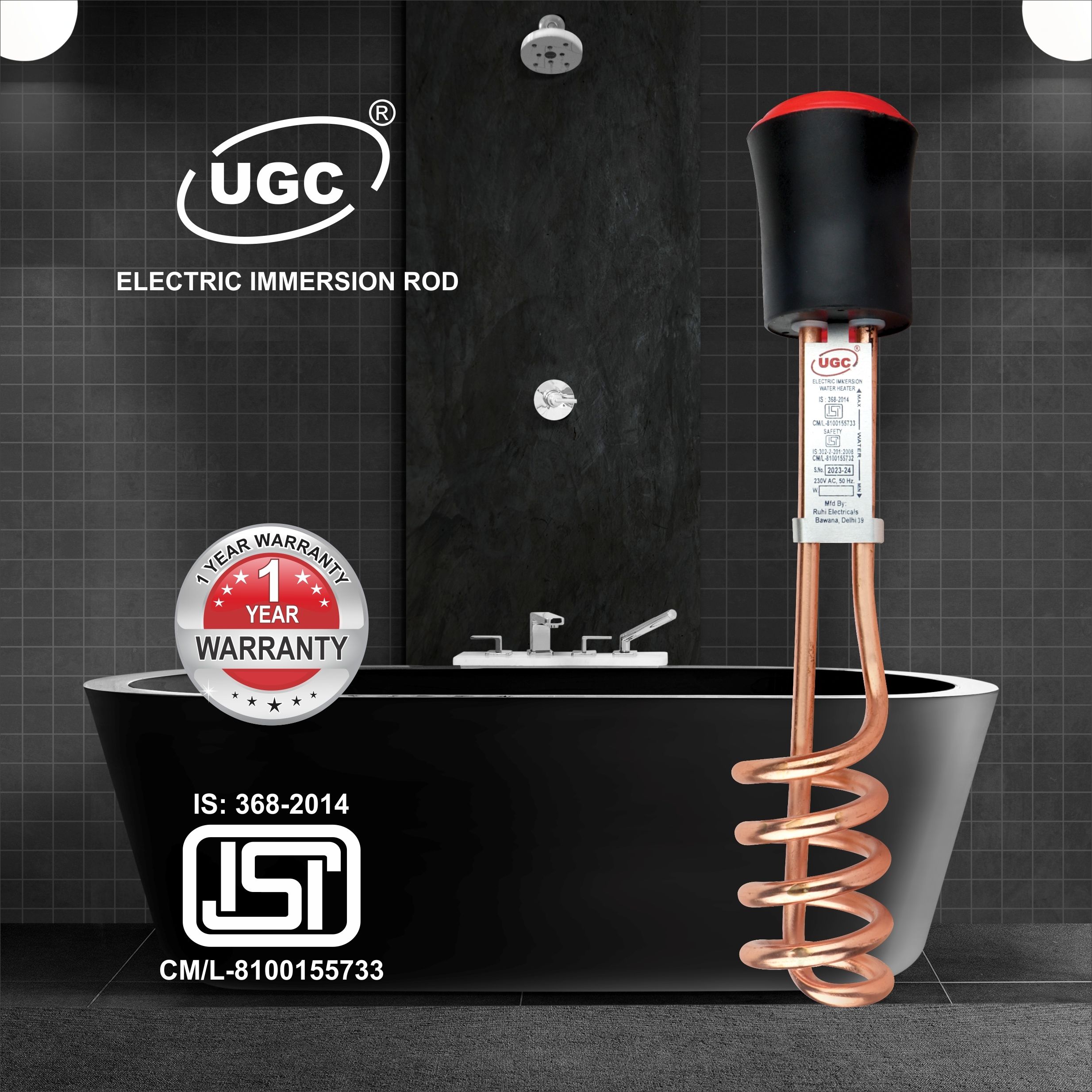 SmartBuy ISI Mark Classic Shock-Proof & Water-Proof 2000 W Shock Proof Immersion Heater Rod-image-41