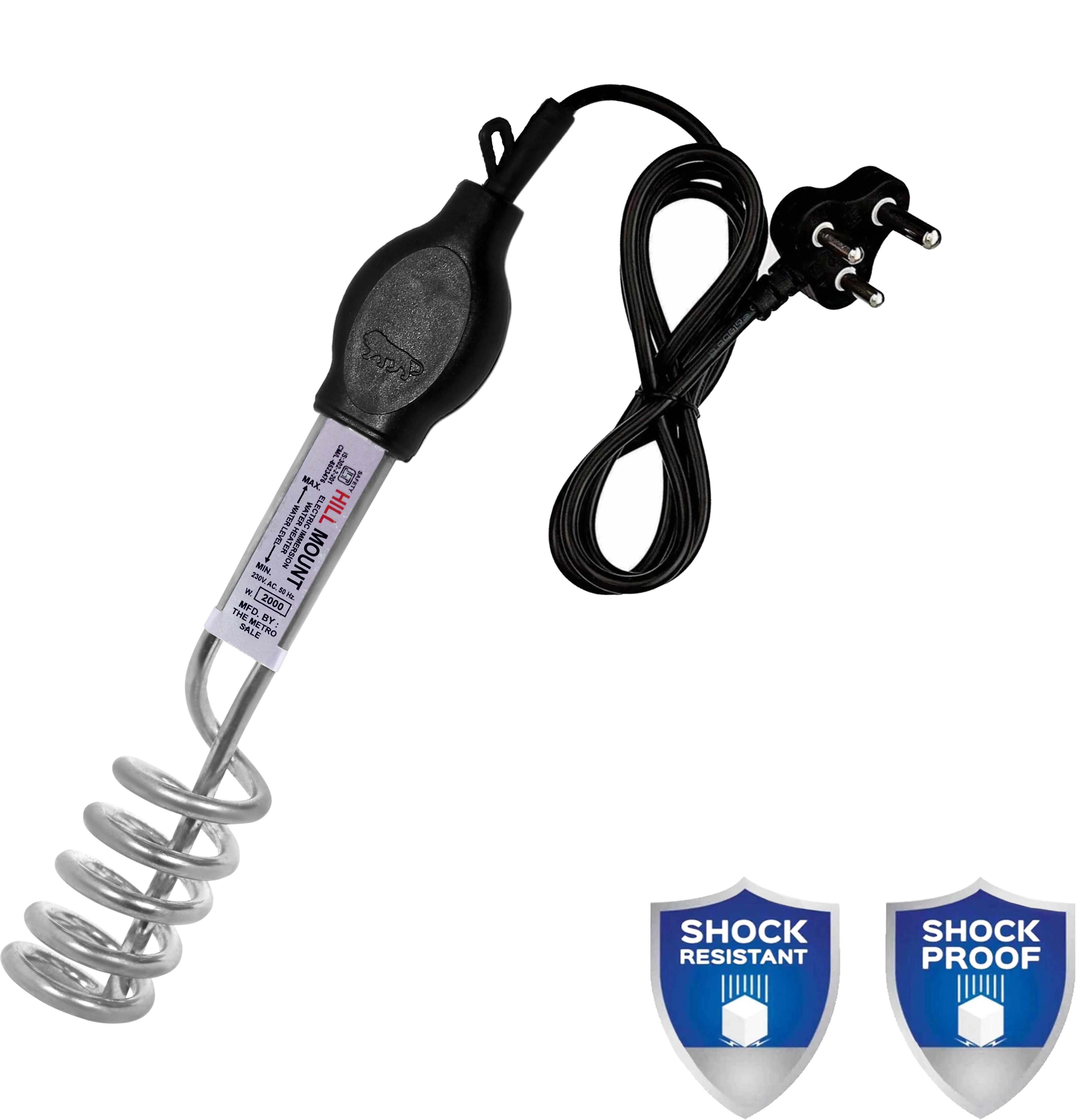Premium Quality Ultra-Durable Heater 2000 W Shock Proof Immersion Heater Rod-image-29