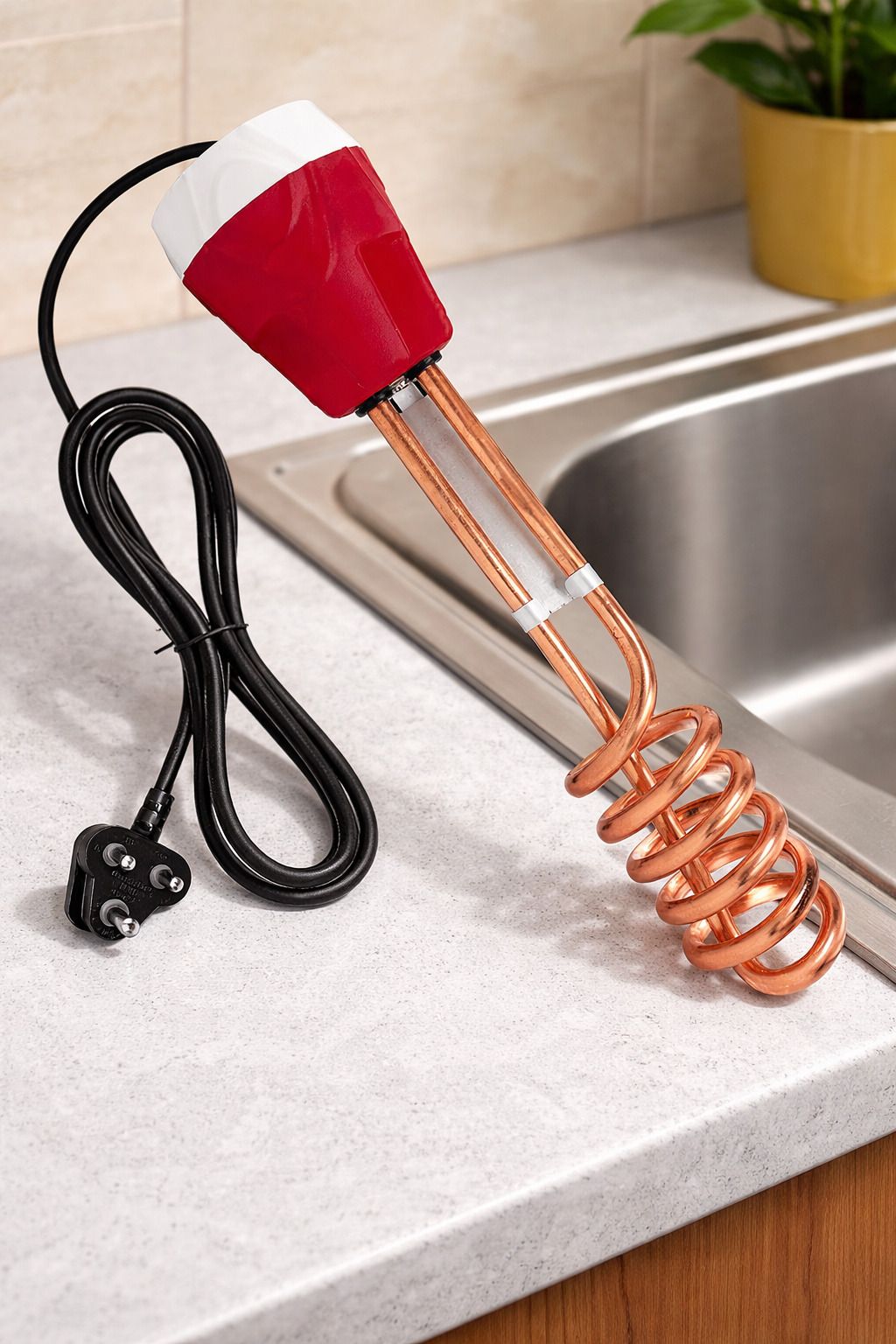 lavish 1500W Electrics Immersion Rod for Instant Hot Water | Shockproof Heater 1500 W Shock Proof Immersion Heater Rod-picture-25