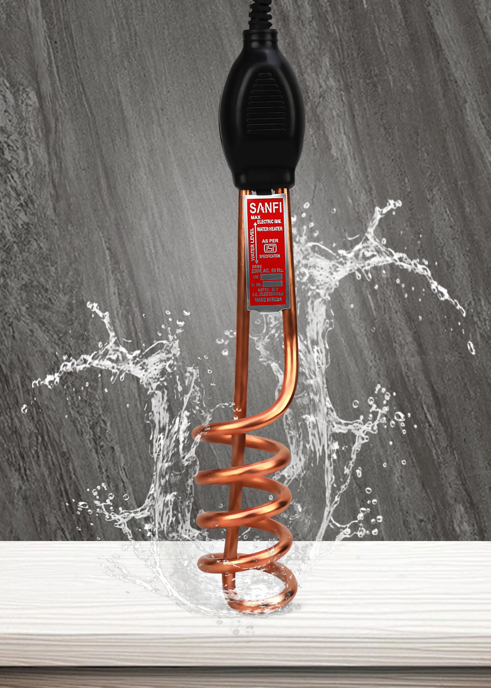 COPPER 2000 W Shock Proof Immersion Heater Rod-image-30
