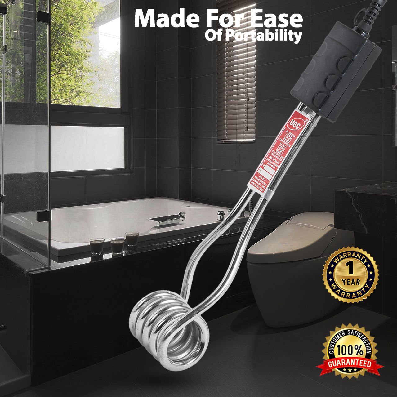 Shockproof Immersion Heater Rod with Nickle Element 2000 W Shock Proof Immersion Heater Rod-image-47