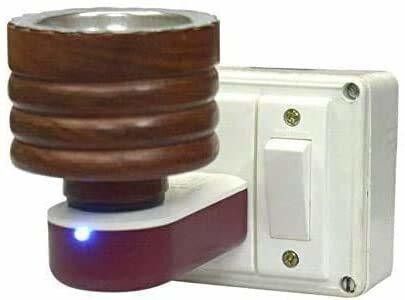 onestep Electric Wooden Kapoor Dani Stand/Incense Burner Diffuser with Direct Plug in Wooden Incense Holder-picture-20