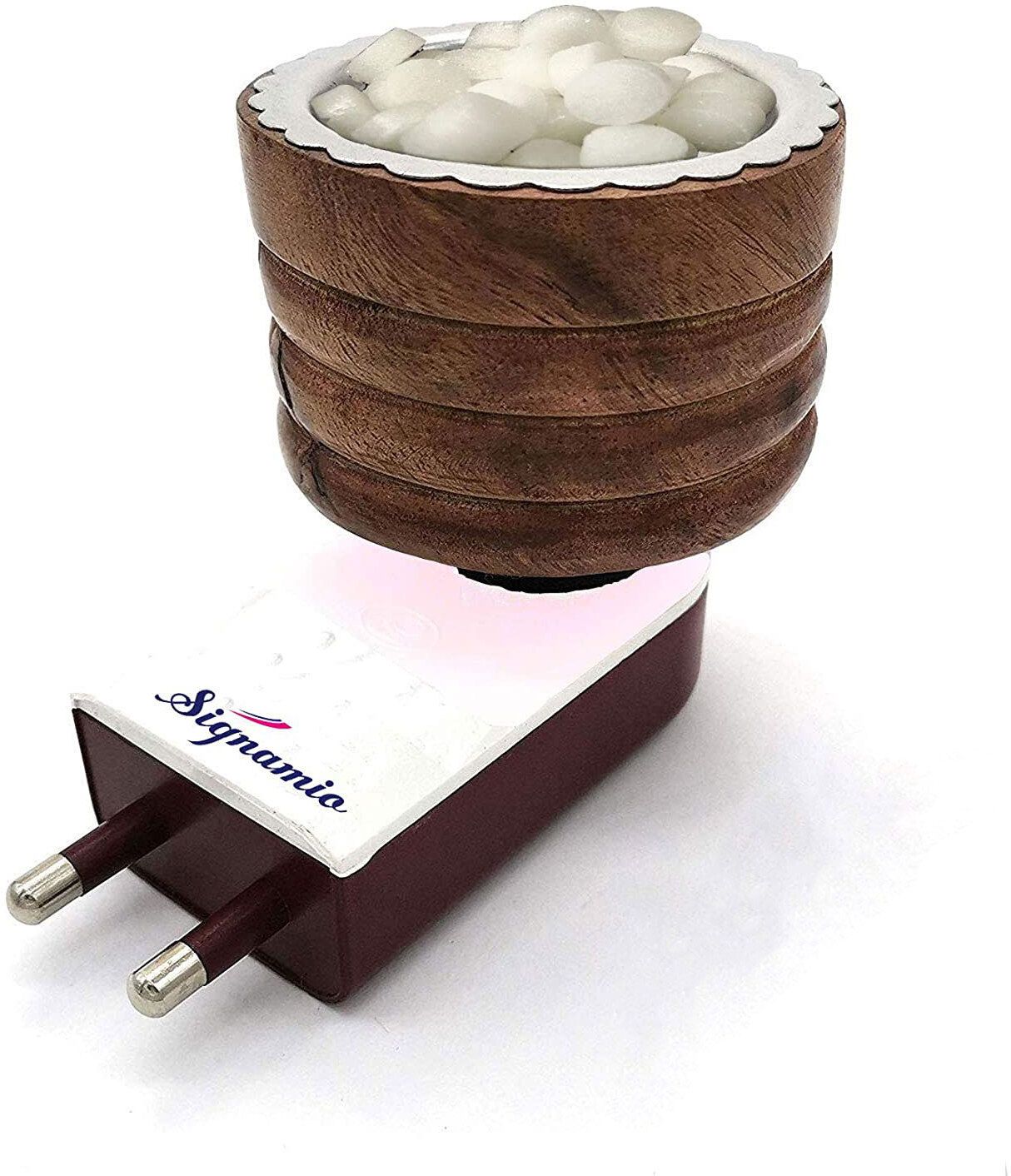 Electrical Camphor Diffuser, Burner,Kapoor Machine, Wooden Incense Holder-image-0