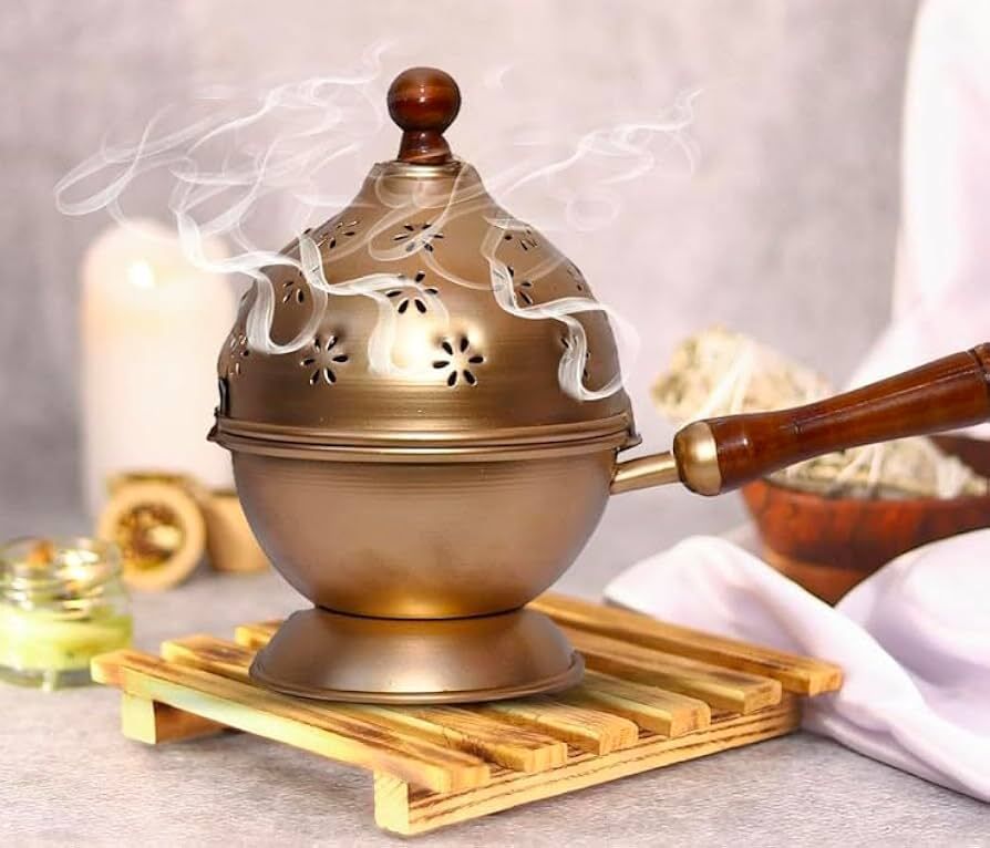 Iron Incense Burner-Gold Cast Iron Incense Holder Iron Incense Holder-image-36