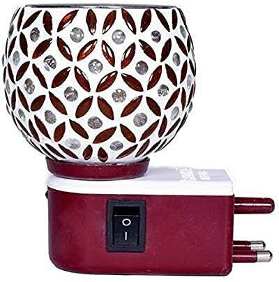 peepalcomm Elec-Diffuser with On Off Switch Between Burner&Lamp Color Design May assorted ) Diffuser, Aroma Oil-picture-20