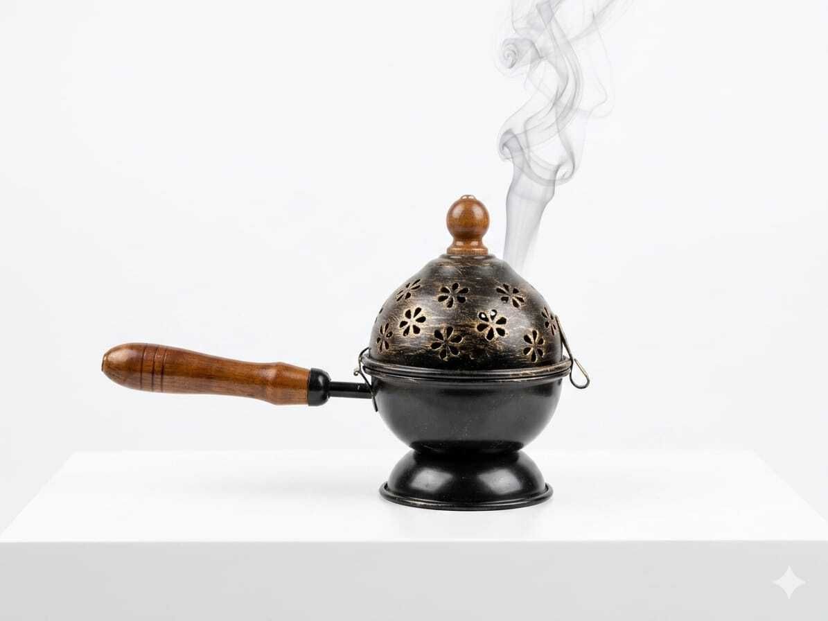 LUMAURA HERITAGE Iron Incense Holder-image-1