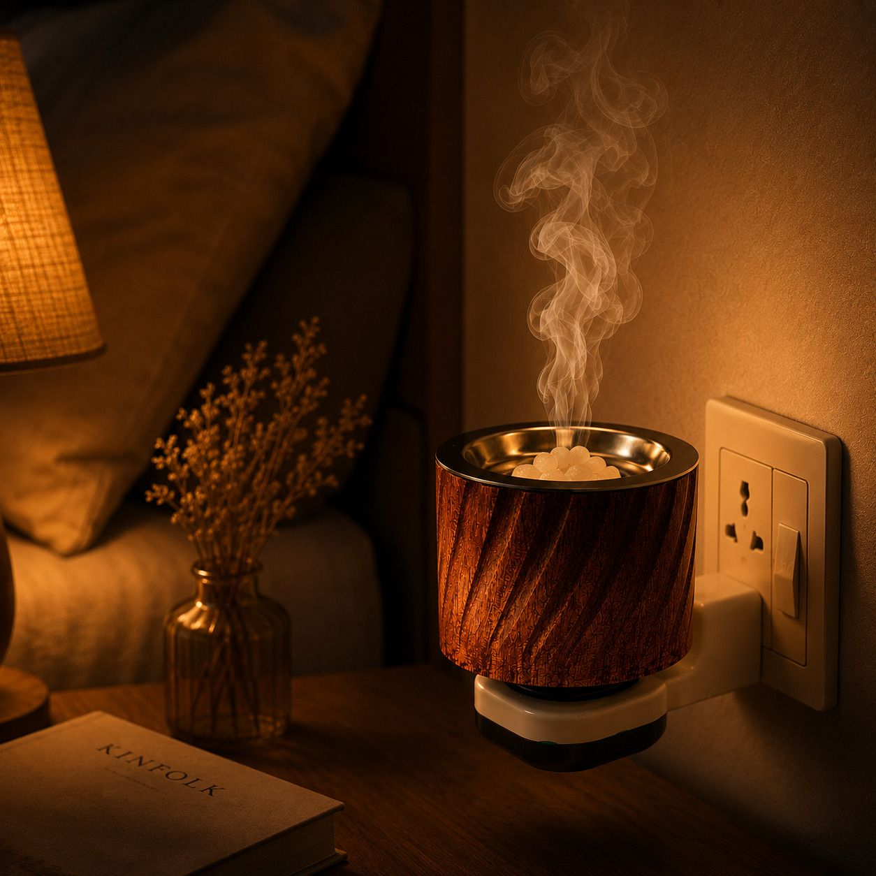 udyanika Kapoor Dani Camphor Diffuser & Kapoor Dani Electrical Camphor Machine Wooden Incense Holder-picture-43