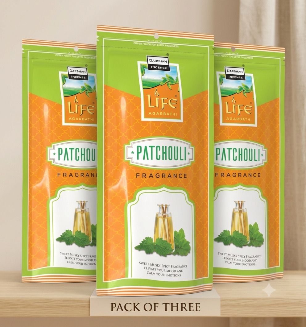 Life Patchouli Incense Sticks | Pack of 3| Patchouli-image-38