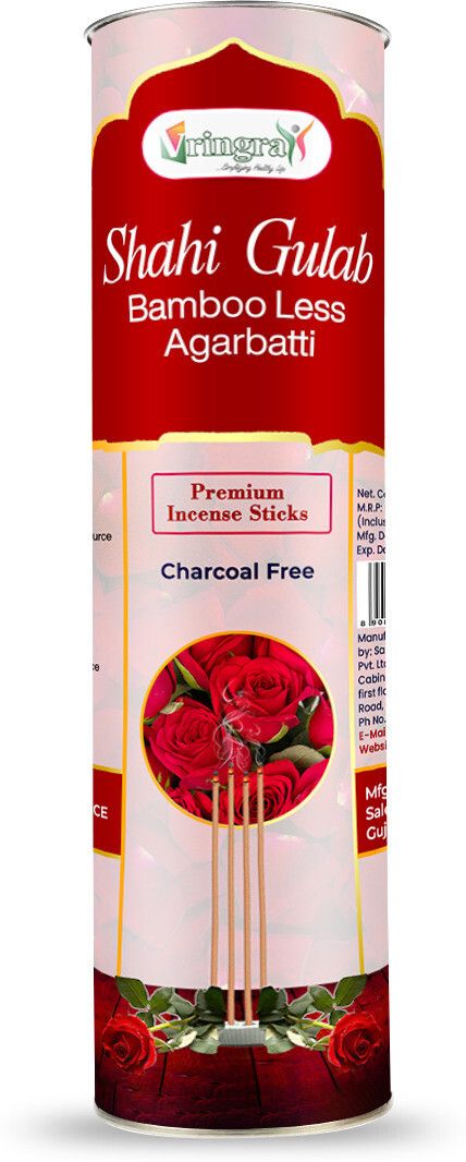vringra Bambooless Rose Agarbatti Sticks-Bambooless Agarbatti-Charcoal Free-Dhoop Sticks ROSE-picture-26