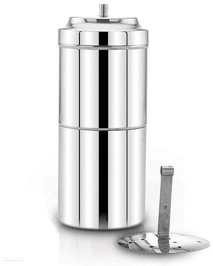 Stainless Steel Filter Coffee Maker Big Size,6-8 cups, 400 ml Indian Coffee Filter-image-13