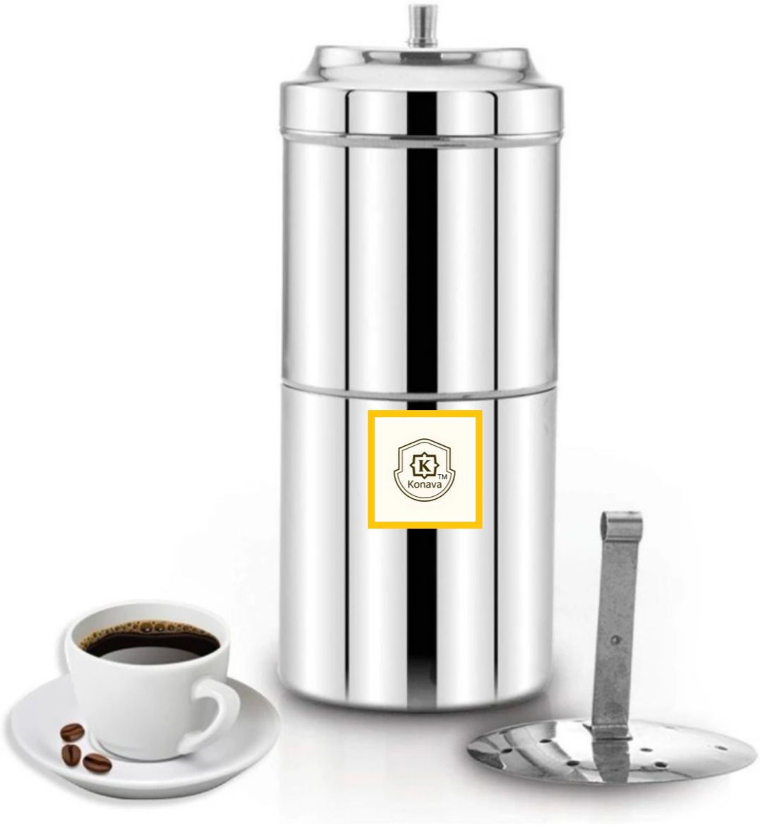 konava Stainless steel Indian stainless filter 175ml Indian Coffee Filter-picture-33