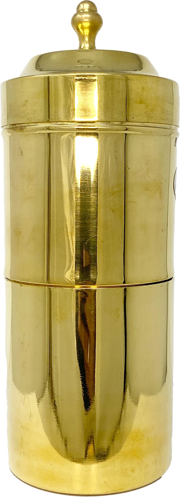 Brass Coffee Filter Classic Finish| Authentic South Indian Style Coffee| 350 ml Indian Coffee Filter