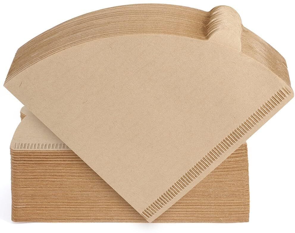 100 counts Coffee Filter Paper| Natural Unbleached Drip Coffee Maker Filters Indian Coffee Filter