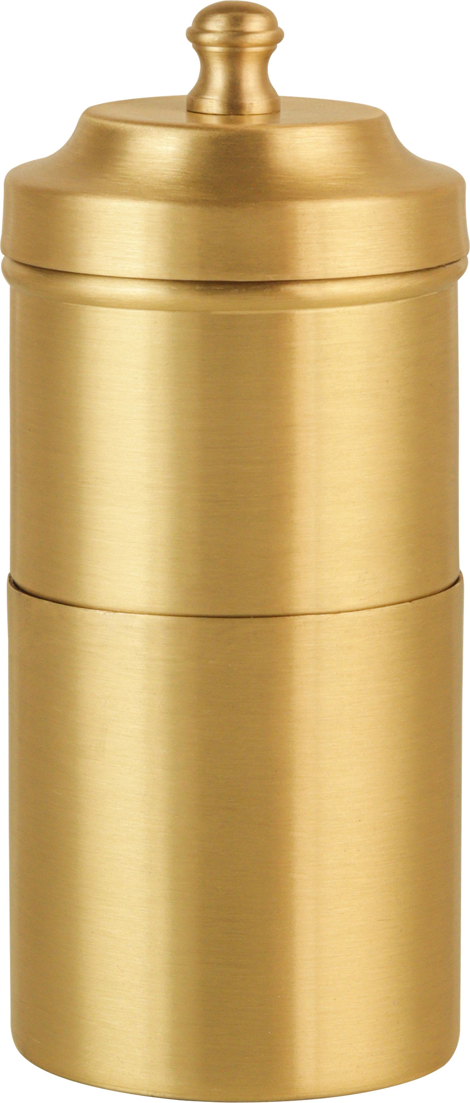 Handcrafted Pure Brass Coffee Filter with Sting Lid 6.5 cm 16.5 cm 300 gm Indian Coffee Filter