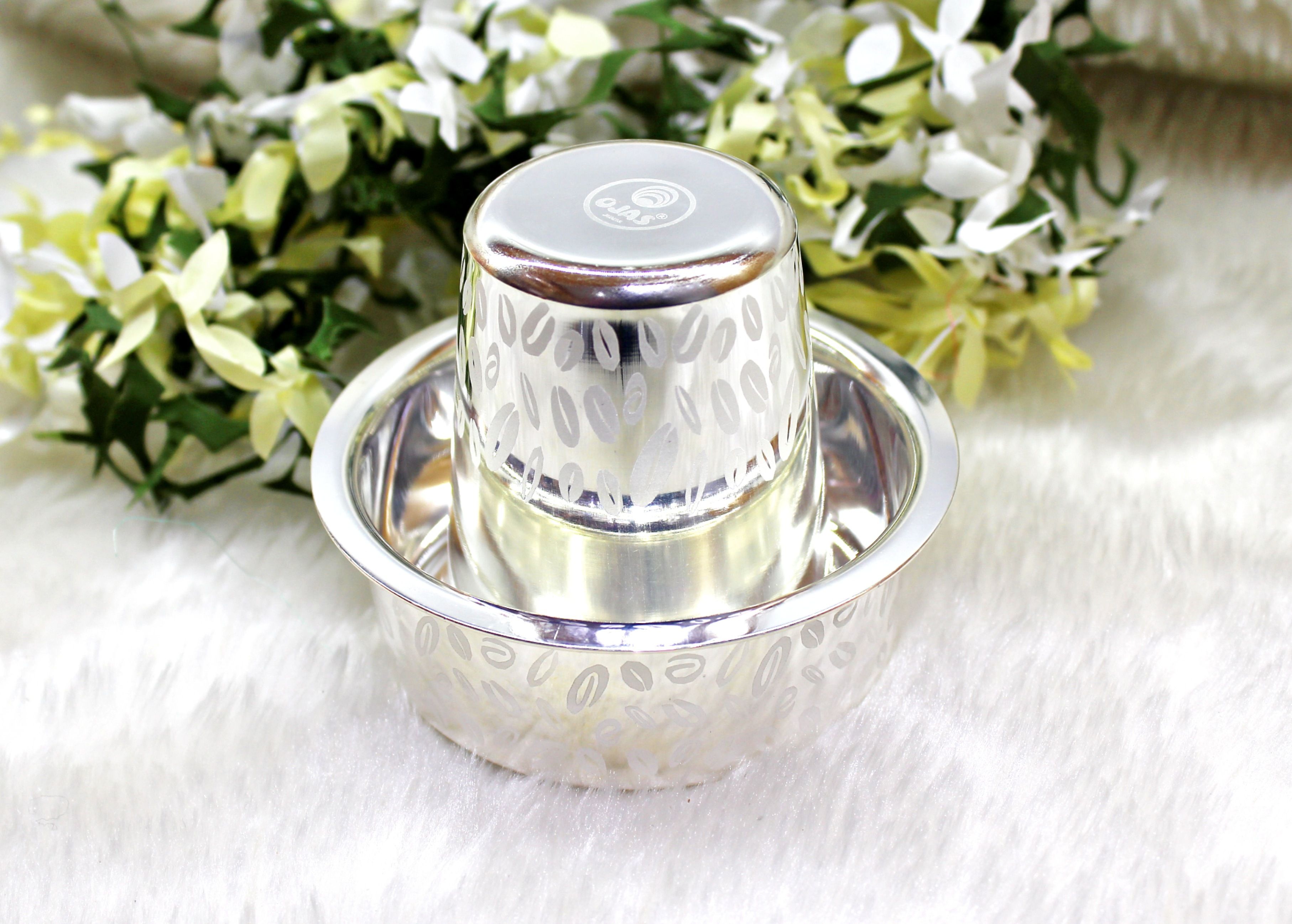 Traditional Coffee Cup Dabara Set Indian Coffee Filter-image-15