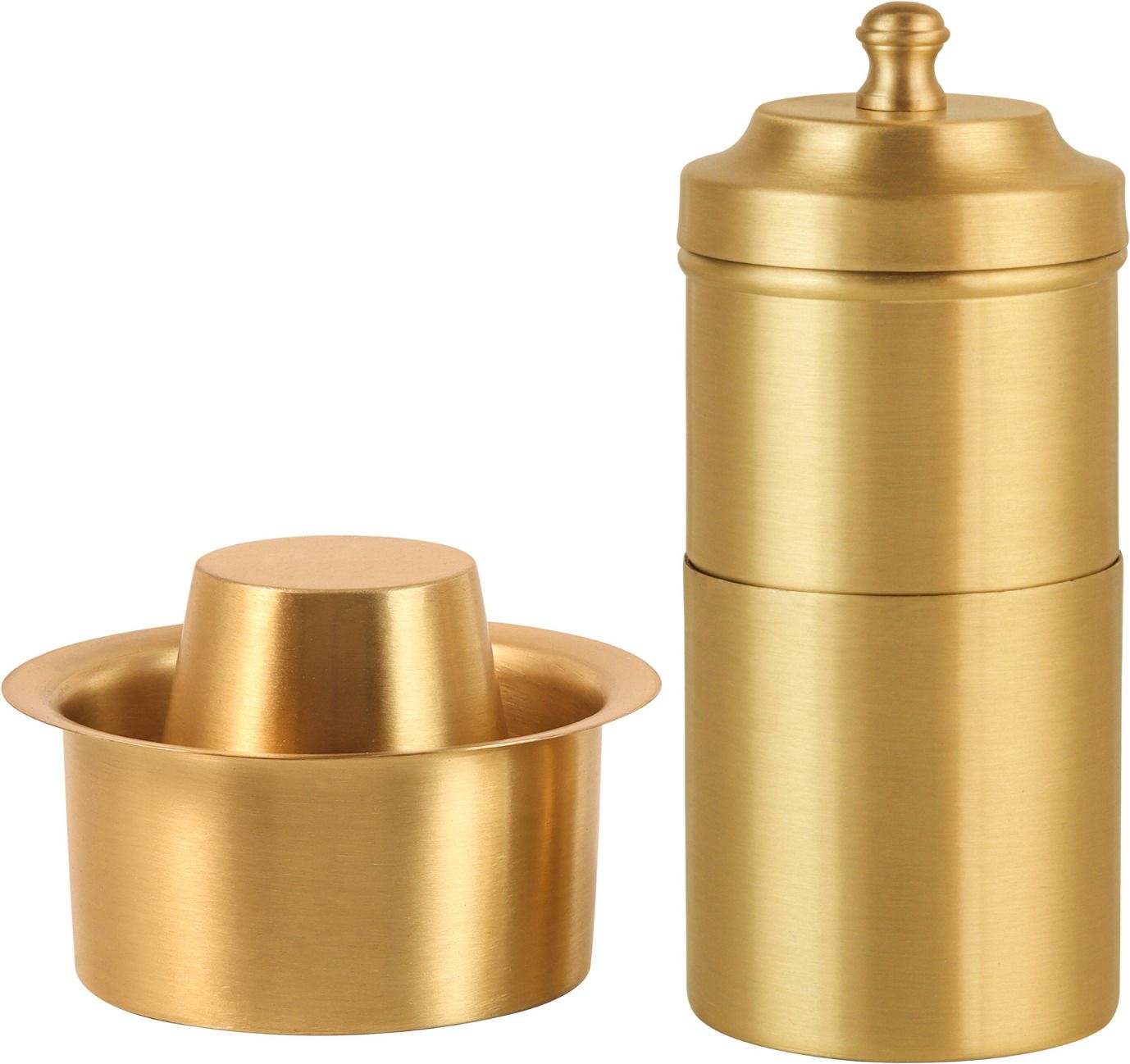 Coffee filter with set of dabra matt finish combo of filter and dabra Indian Coffee Filter