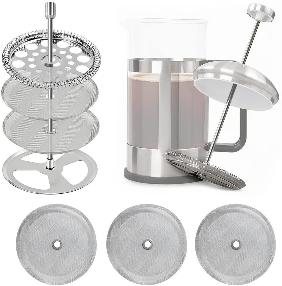 hannea French Press Filter Replacement Set Indian Coffee Filter-picture-24