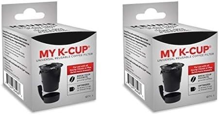 Reusable Ground Coffee Filter Compatible with My K Cup (Pack of 2) Indian Coffee Filter