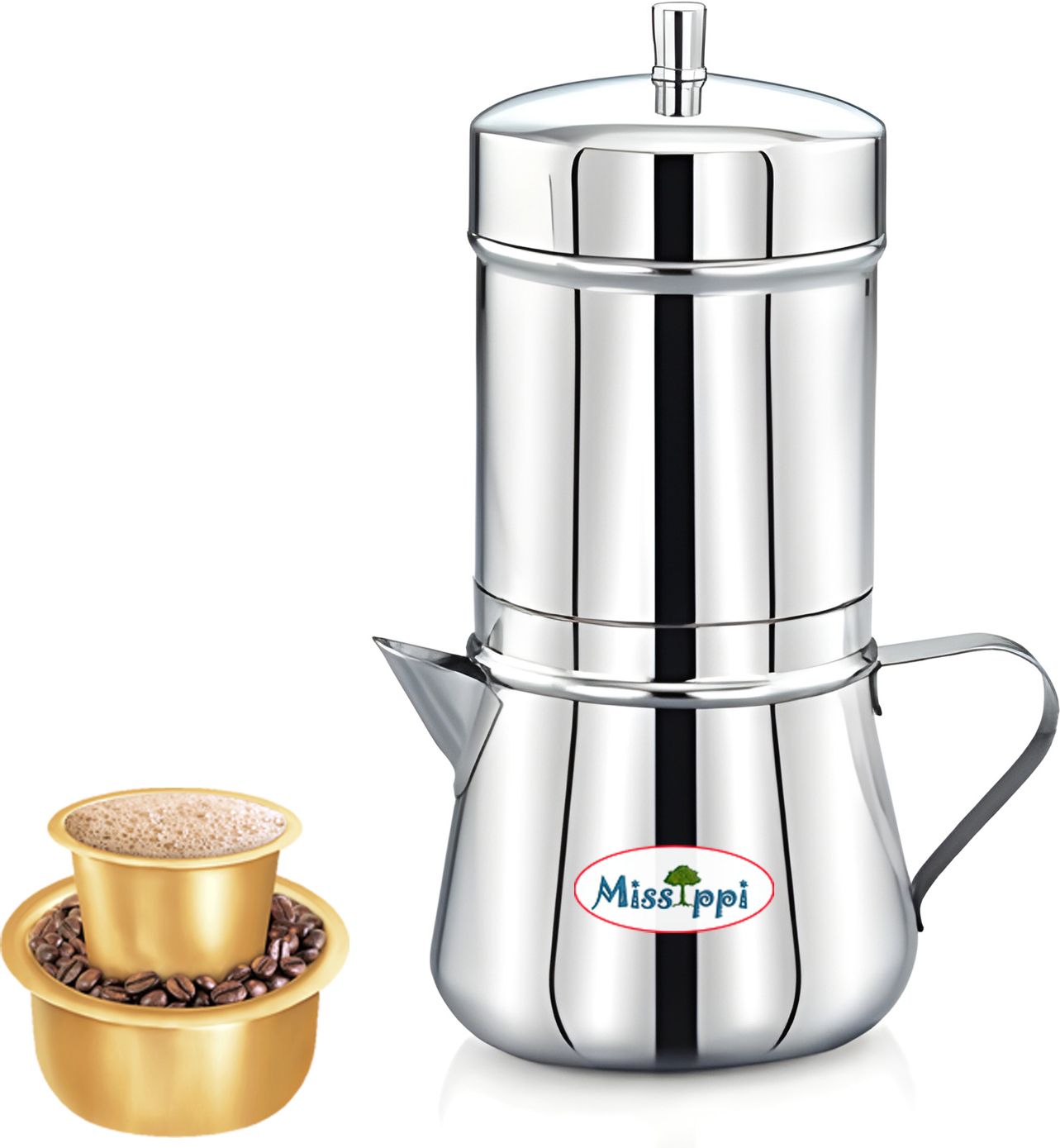 250 ml Stainless steel coffee maker 2 in 1 type Indian Coffee Filter