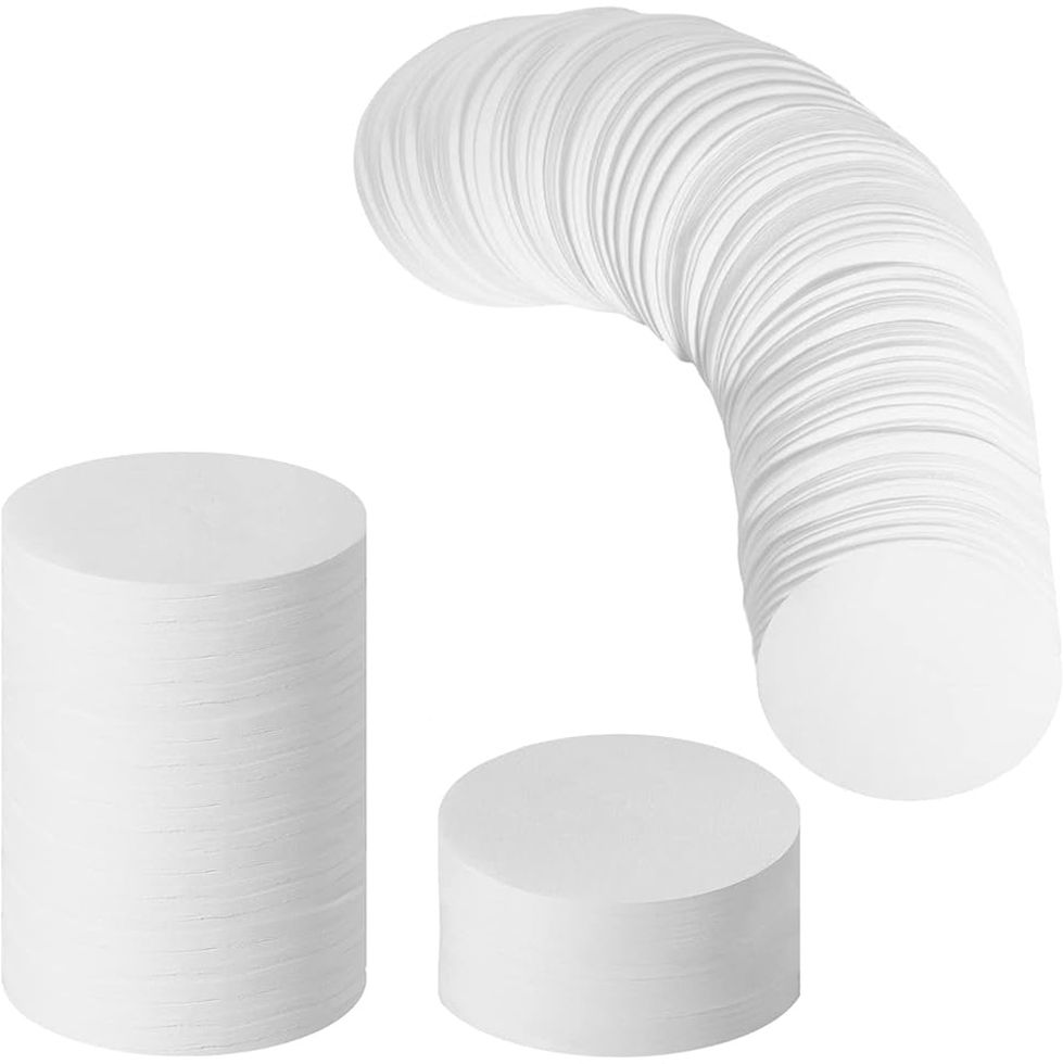 350 Counts Replacement Paper Filter Packs White Coffee Filter Paper Round Coffee Indian Coffee Filter