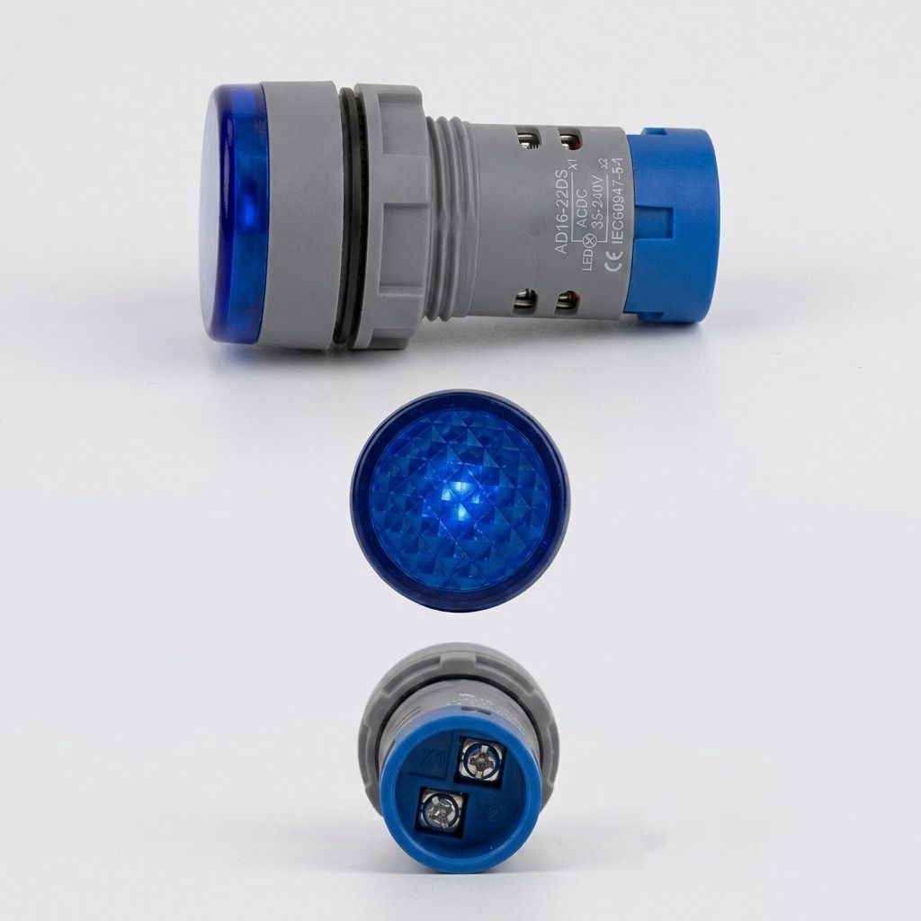 SATV 22MM BLUE LED PANEL INDICATOR Indicator Transfer Stand-picture-14