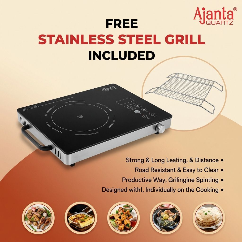 ajanta 2000 W Infrared Cooktop Touch Panel-picture-12