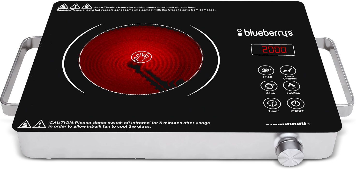 blueberry's 2000 W Infrared Cooktop Touch Panel-picture-11