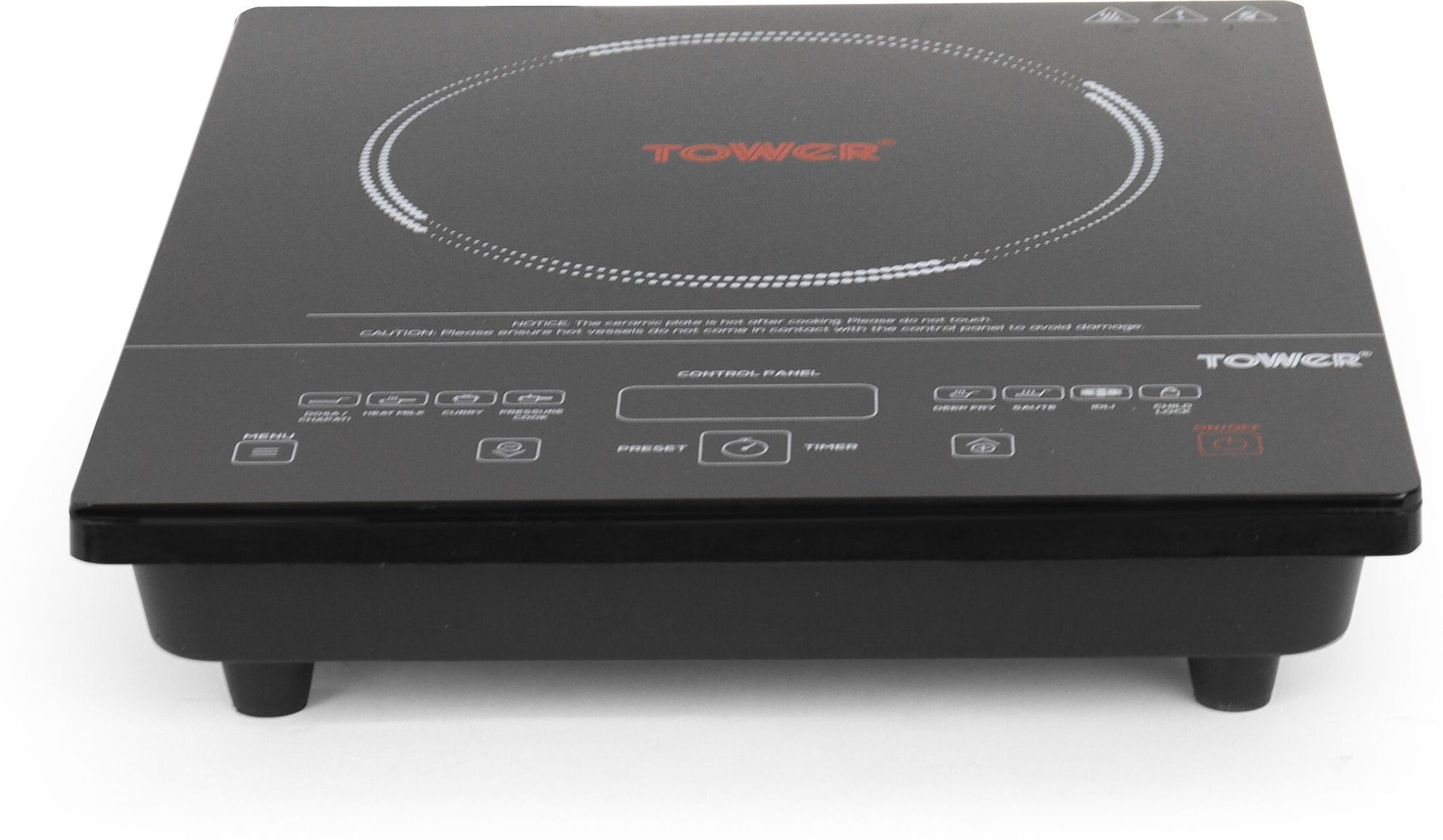 2000 W Induction Cooktop Touch Panel