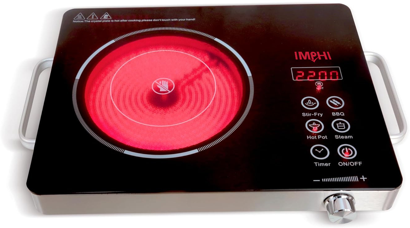 imphi 2200 W Induction Cooktop Touch Panel image 1