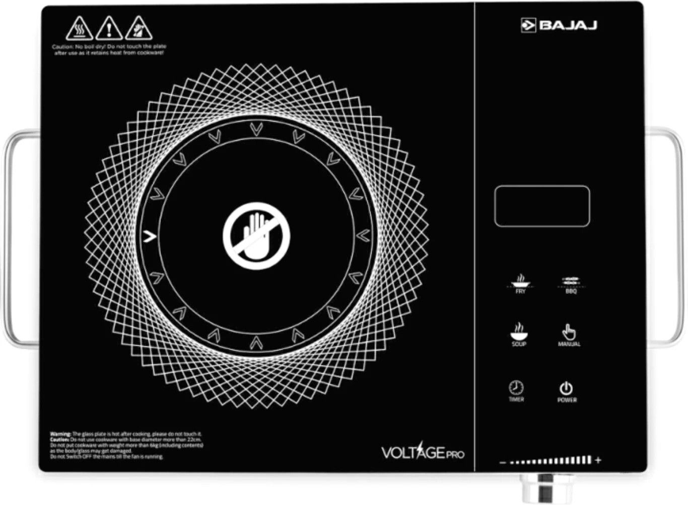 bajaj 2200 W Infrared Cooktop Touch Panel, Jog Dial-picture-17