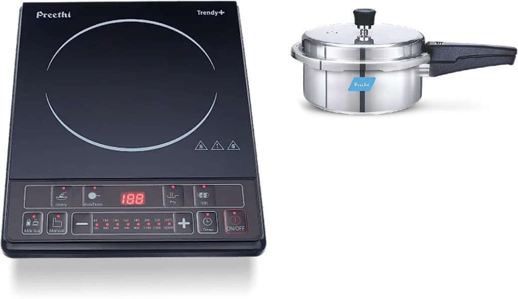 preethi 1600 W Induction Cooktop Push Button image 1