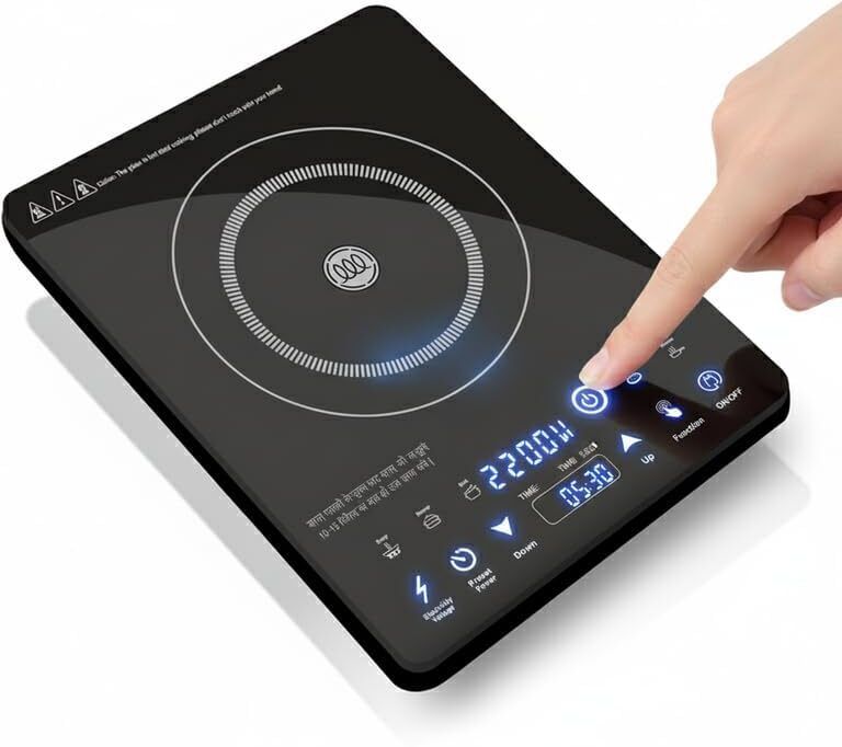 2000 W Induction Cooktop Touch Panel-image-12
