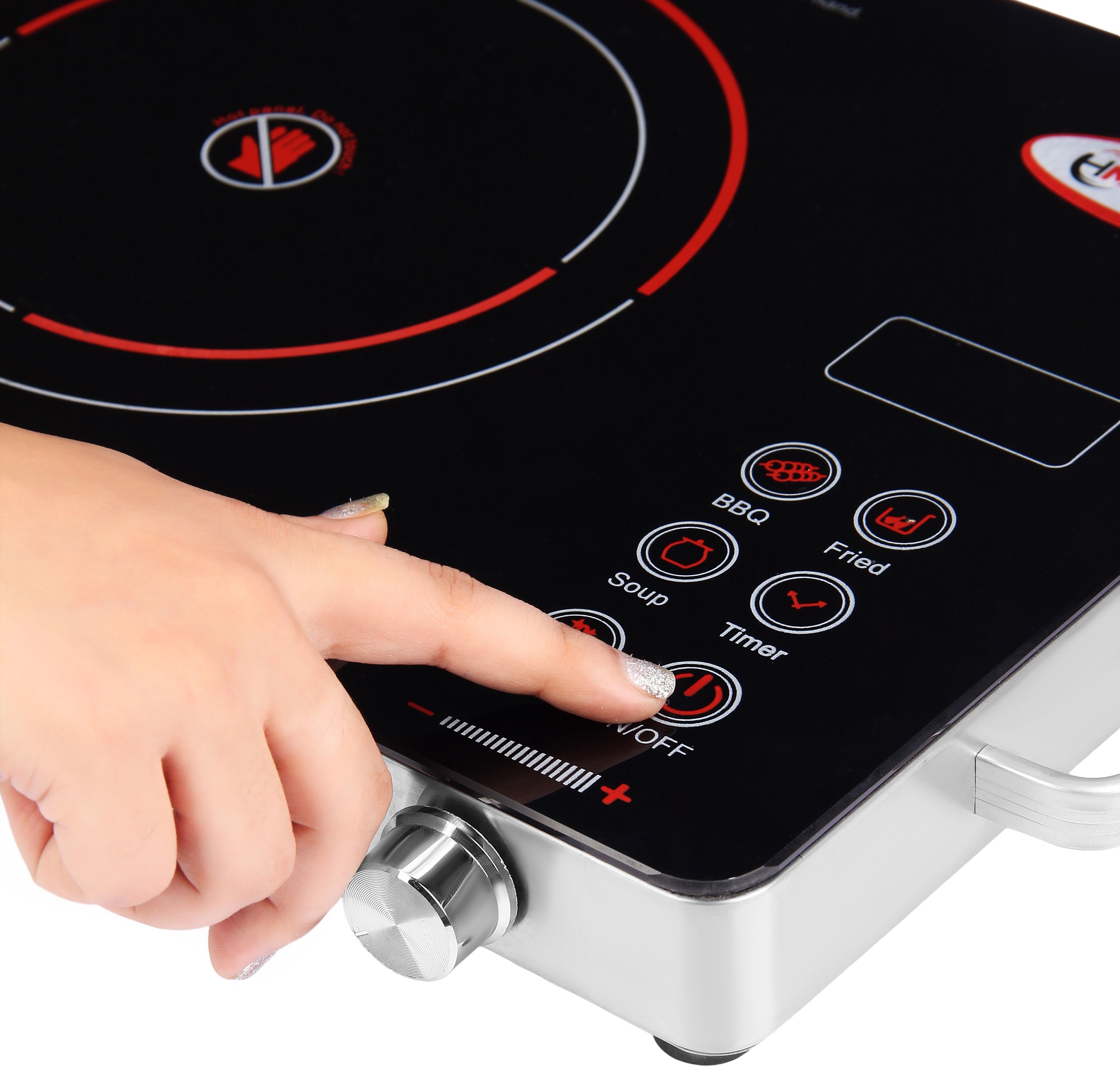 2000 W Induction Cooktop Touch Panel