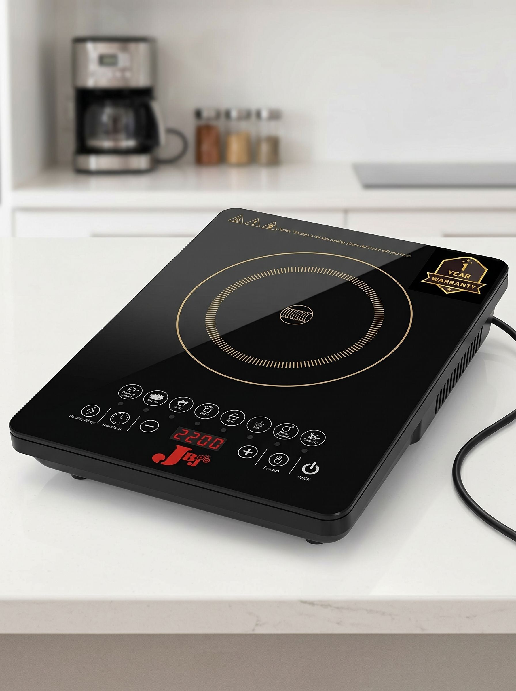 troonix 2000 W Induction Cooktop Touch Panel-picture-47