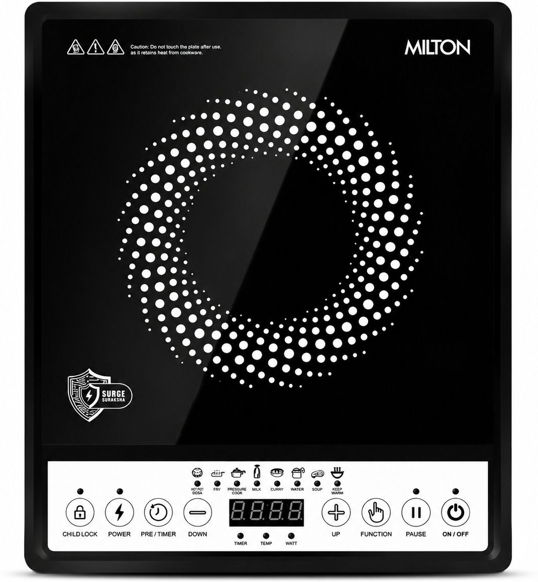 milton 1300 W Induction Cooktop Push Button-picture-39