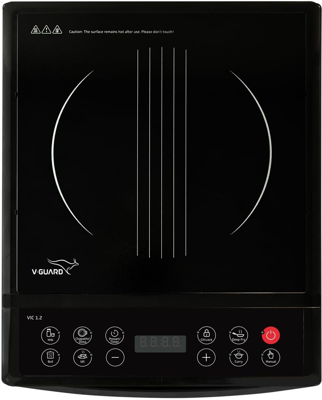 1200 W Induction Cooktop Push Button
