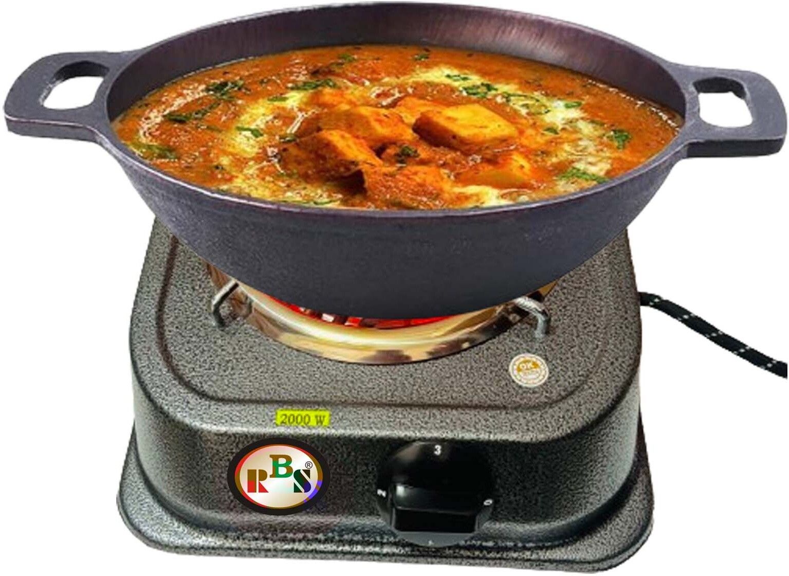 rbs ISI MARK Element 2000Watts Induction Electric Coil Hot Plate Cooktop/ Stove Electric Cooking Heater-picture-15