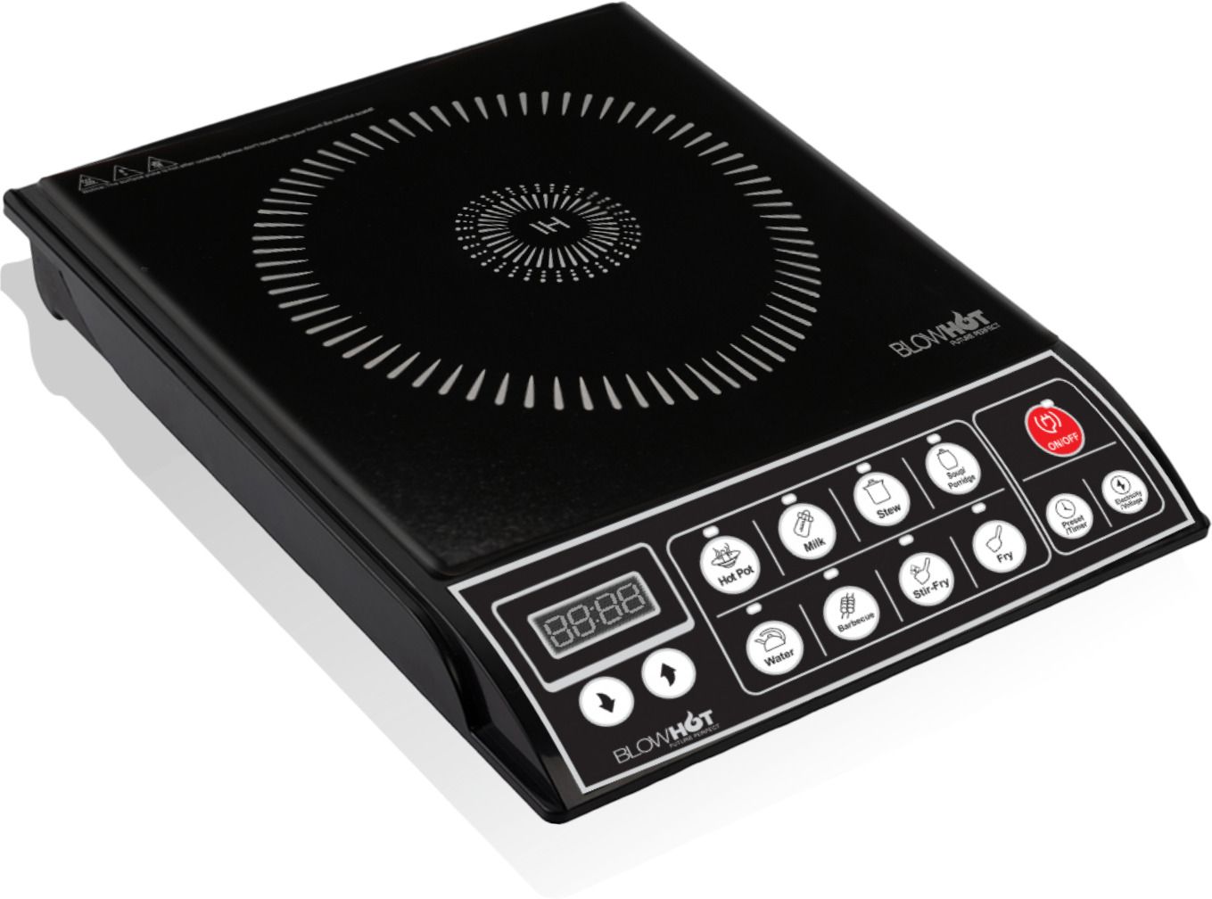 2000 W Induction Cooktop Touch Panel