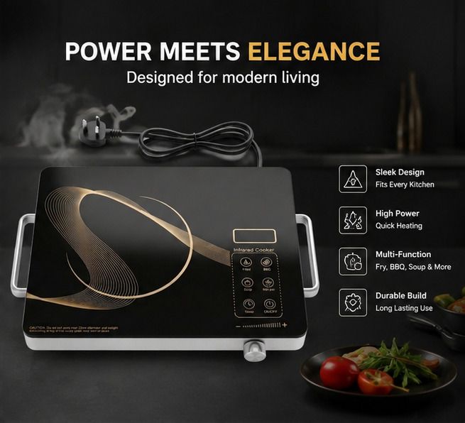 2000 W Infrared Cooktop Touch Panel-image-22