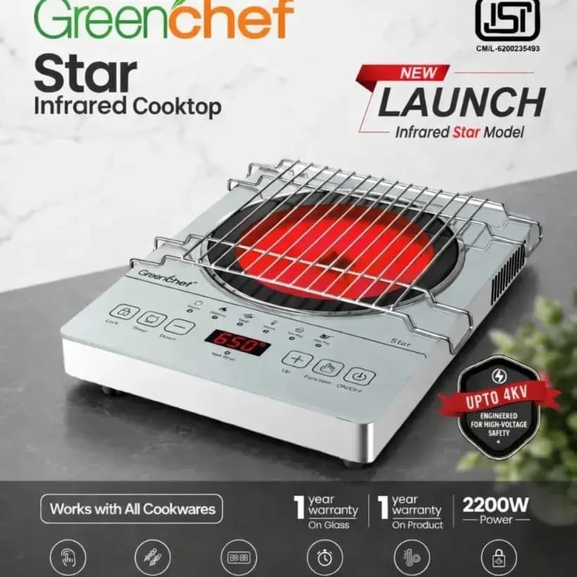 greenchef 2200 W Infrared Cooktop Touch Panel-picture-35