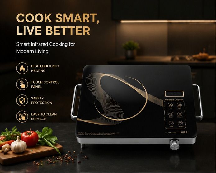 2000 W Infrared Cooktop Touch Panel-image-45
