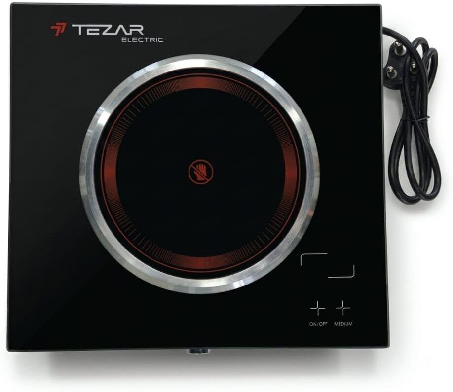 tezar electric 2000 W Infrared Cooktop Push Button-picture-23